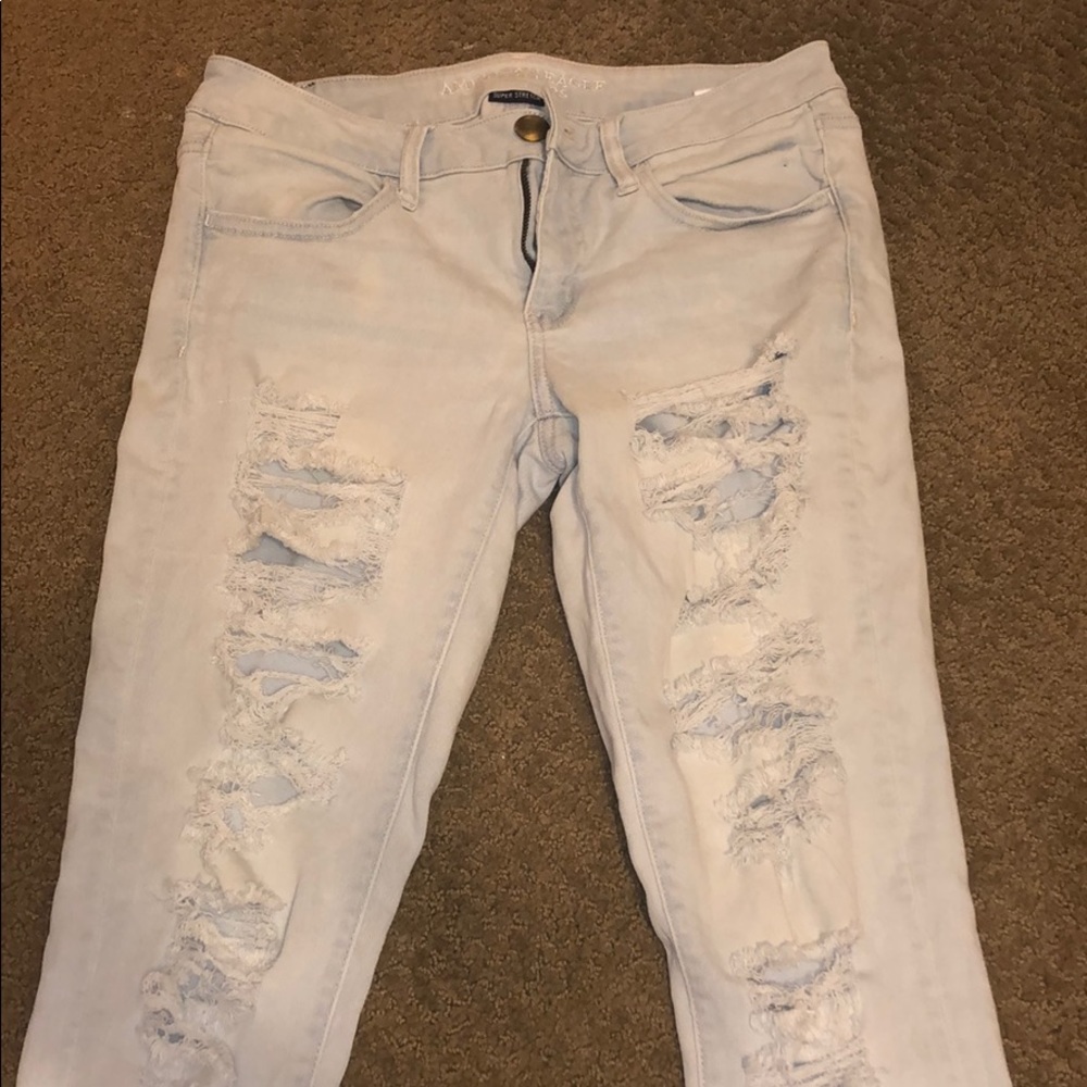 American eagle ripped jegging